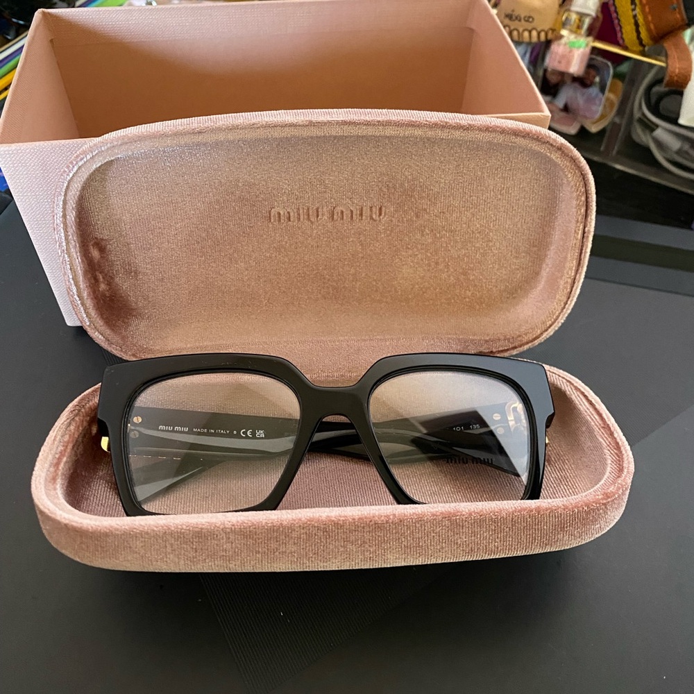 Miu Miu Black Eyeglasses